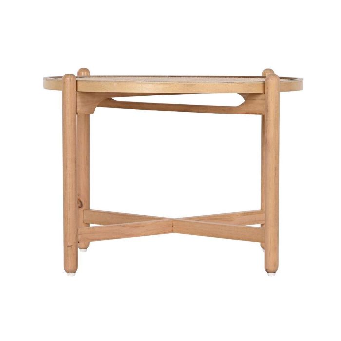 Mesa Centro Balines DKD Home Decor Natural 66 x 45 x 66 cm 1