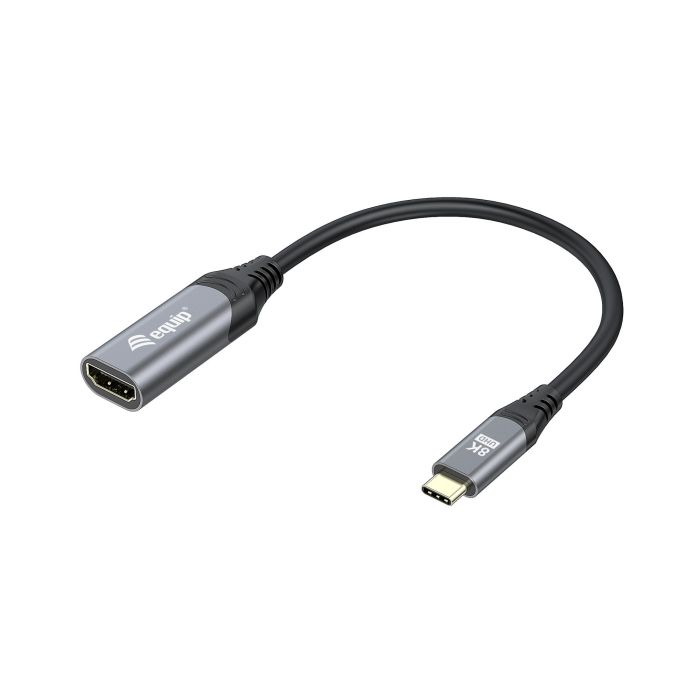 Equip Adaptador USB-C Macho a HDMI 2.1 Hembra 8K/30Hz Equip Adaptador USB-C Macho a HDMI 2.1 Hembra 8K/30Hz