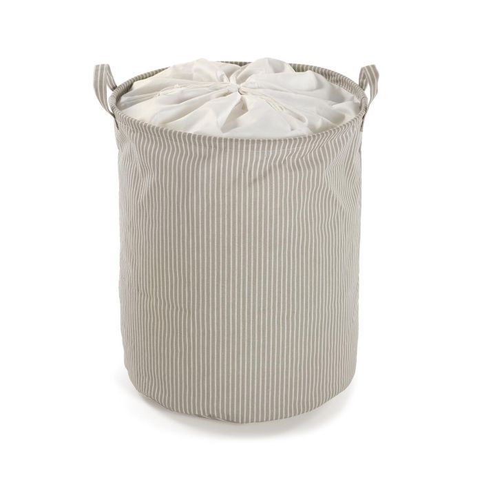 Cesto Ropa Beige Con Cierre Versa 38X48CM Cesto Ropa Beige Con Cierre Versa 38X48CM