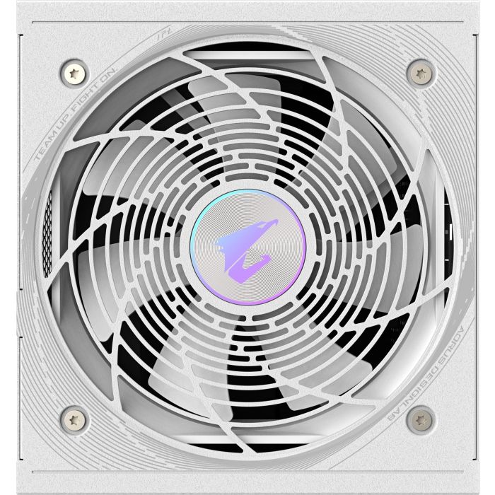 GIGABYTE P1000W ICE Fuente de Alimentación PC 1000W 80 PLUS Platinum ATX 3.0 PCIe 5.0 Modular con Ventilador 120mm Blanca 3
