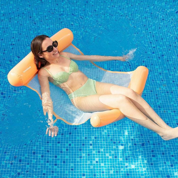 Hamaca de Agua Flotante Individual para Piscina InnovaGoods 2 Unidades 7 Hamaca de Agua Flotante Individual para Piscina InnovaGoods 2 Unidades 7