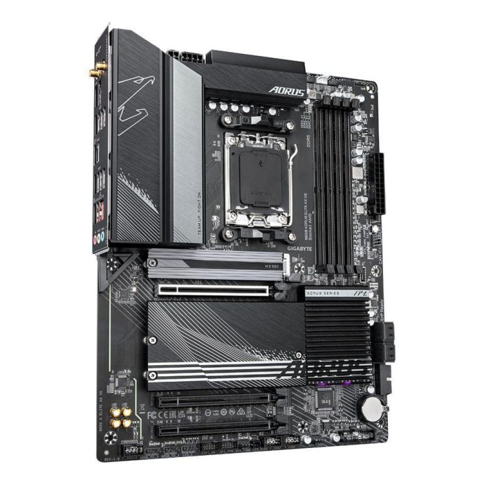 Gigabyte B650 AORUS ELITE AX V2 Placa Base AMD Socket AM5 DDR5 WiFi 6E para Ryzen 7000 8000 9000 Series 1 Gigabyte B650 AORUS ELITE AX V2 Placa Base AMD Socket AM5 DDR5 WiFi 6E para Ryzen 7000 8000 9000 Series 1