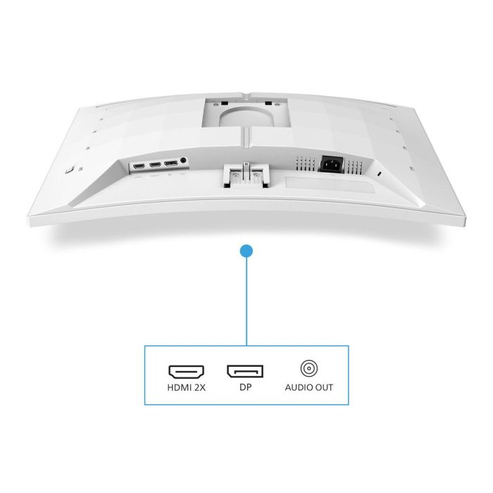 Philips 27M2C5201L Monitor Curvo 27 Pulgadas QHD 165Hz 1ms VA 2560x1440 16:9 Blanco Conexiones HDMI DP Philips 27M2C5201L Monitor Curvo 27 Pulgadas QHD 165Hz 1ms VA 2560x1440 16:9 Blanco Conexiones HDMI DP