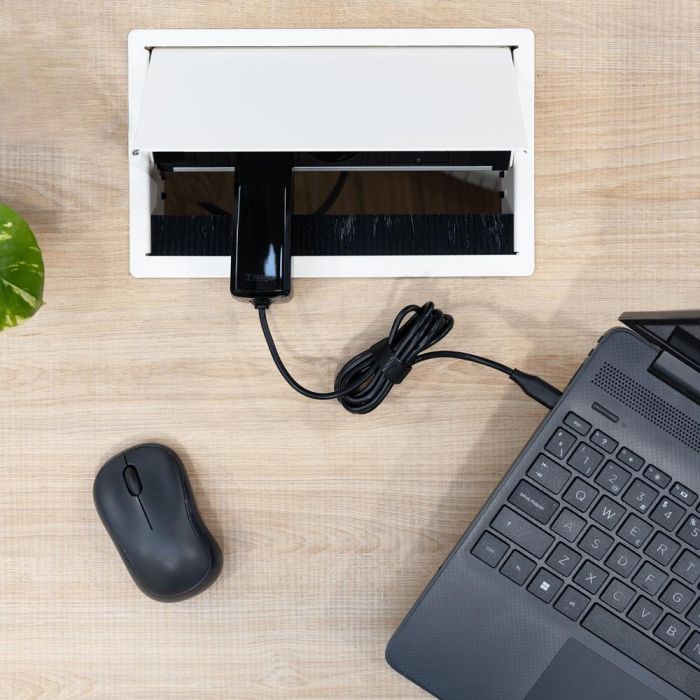 TOOQ Cargador portatil gan USB-C pd 45W, cubico negro 2