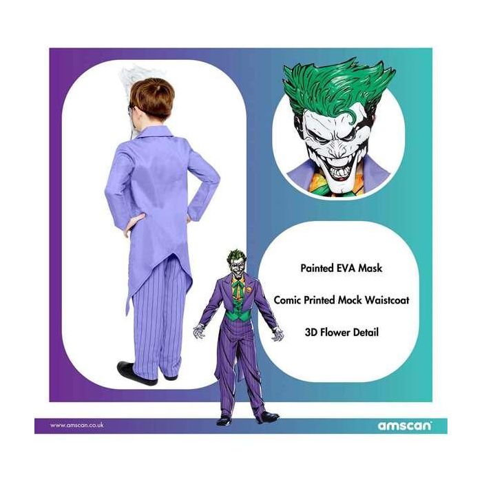 Disfraz inf. w.b.: joker comic t.8-10 años 9 Disfraz inf. w.b.: joker comic t.8-10 años 9