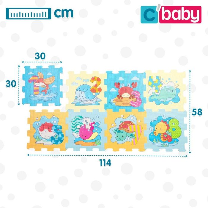 Alfombra de juego Colorbaby Marino EVA 8 Piezas (4 Unidades) 3 Alfombra de juego Colorbaby Marino EVA 8 Piezas (4 Unidades) 3