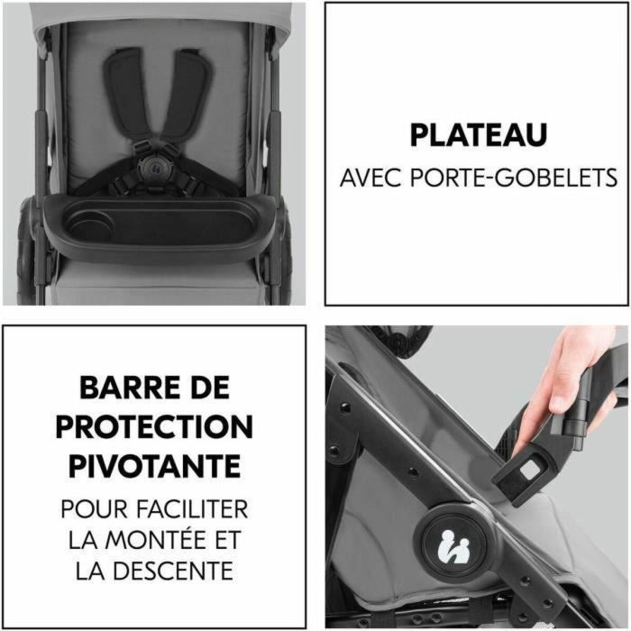 Carro de Paseo para Bebé Hauck Gris 1