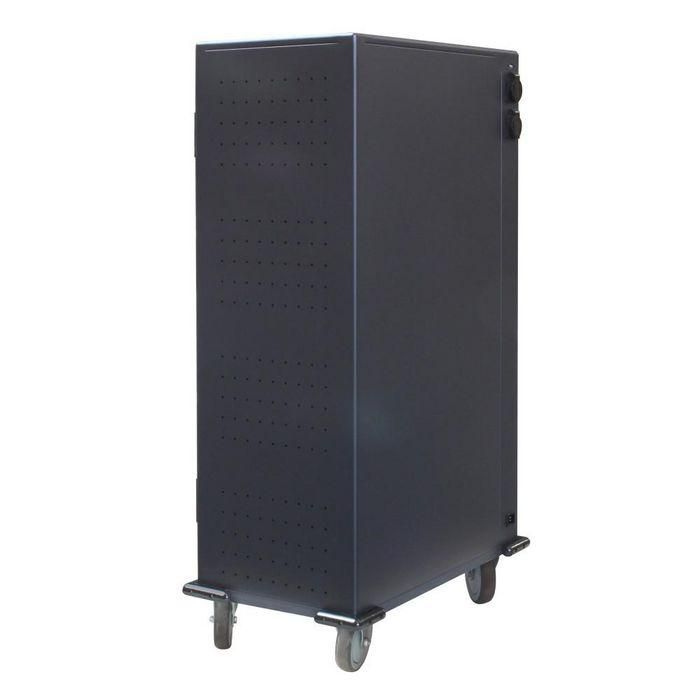 Techly I-CABINET-80DUTY Estación Carga USB Carro para 80 Portátiles, Tablets, Smartphones; Seguro con Ruedas para Aulas y Oficinas 2