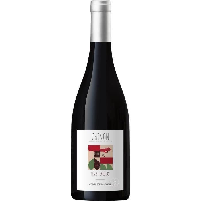 Les Trois Terroirs Chinon - Vino tinto del Loira