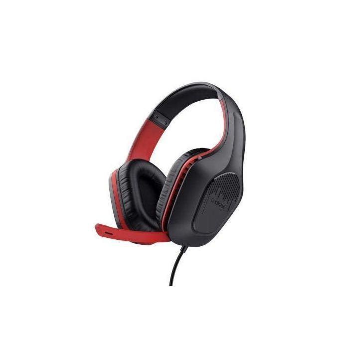 Auriculares con Micrófono Trust 24995 Negro Rojo