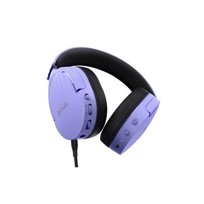 Auriculares Gaming Inalámbricos con Micrófono Trust Gaming GXT 491 Fayzo/ Bluetooth/ Jack 3.5/ Morados 2