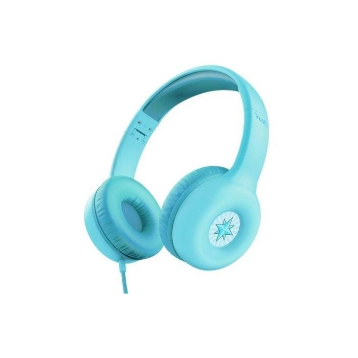 Auriculares Infantiles Trust Nouna Kids/ con Micrófono/ Azules Auriculares Infantiles Trust Nouna Kids/ con Micrófono/ Azules