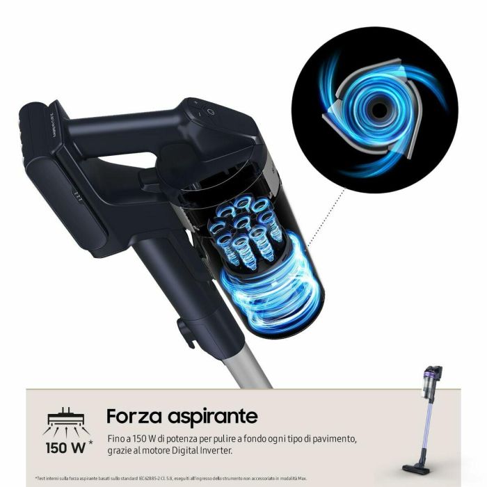 Aspirador Escoba Samsung VS15A6031R4/ET 150 W 18 Aspirador Escoba Samsung VS15A6031R4/ET 150 W 18