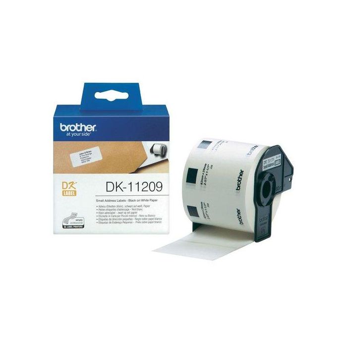 Etiquetas Brother Precortada Papel Blanco 29X62 Mm Rollo 800 Uds.Direccion Peq.(Dk11209)