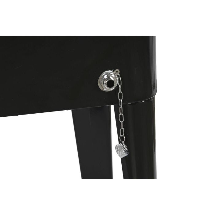 Nevera Portátil DKD Home Decor 74 x 43 x 83 cm Negro Acero Aluminio Polipropileno 56 L 9