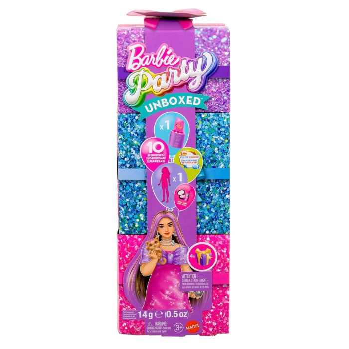 Muñeca Barbie Party Unboxed Grwm Rosa Jfy67 Mattel 1 Muñeca Barbie Party Unboxed Grwm Rosa Jfy67 Mattel 1