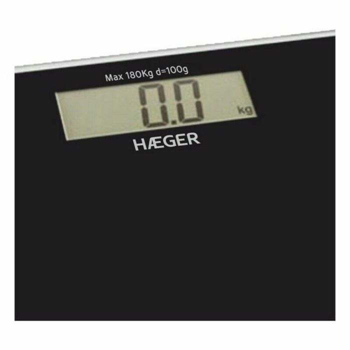 Báscula Digital de Baño Haeger BS-DIG.010A Negro 2 Báscula Digital de Baño Haeger BS-DIG.010A Negro 2