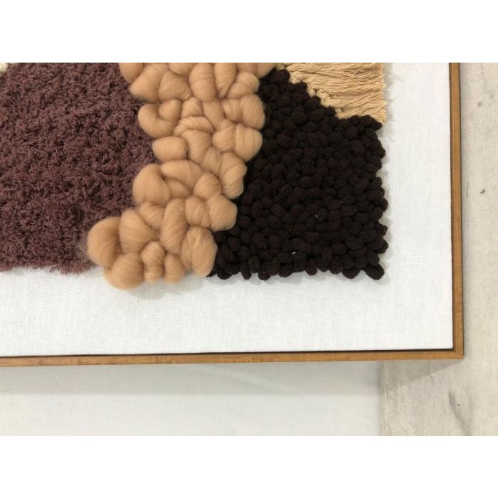 DKD Home Decor Cuadro Moderno Abstracto Rosa Negro Poliester Ps 60 x 3.5 x 80 cm (2 Unidades) 2