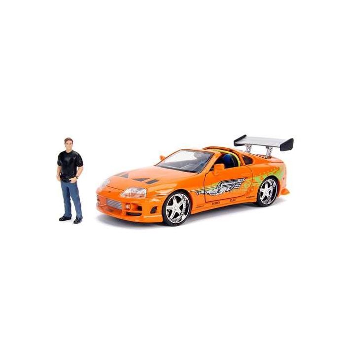 Coche metal supra fast&furious con figura brian escala 1:24 9 Coche metal supra fast&furious con figura brian escala 1:24 9