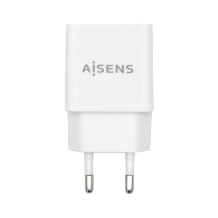 CARGADOR USB PARED AISENS 1PTO 2A BLANCO ALTA EFICIENCIA