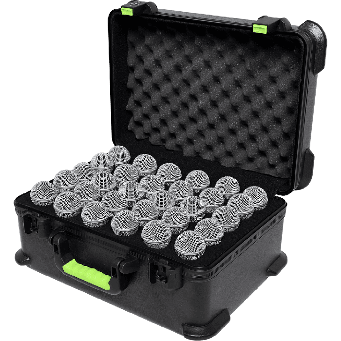 SBG Estuche de Transporte de Polietileno para 30 Micrófonos con Cierre TSA 4