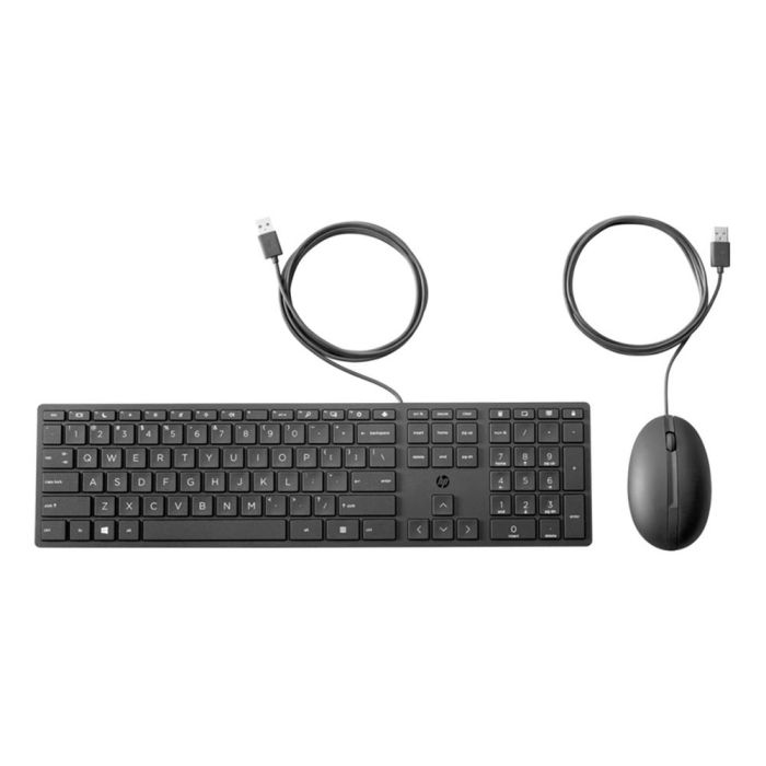 Hp Combo Teclado Y Ratón 320Mk Cable Usb Negro