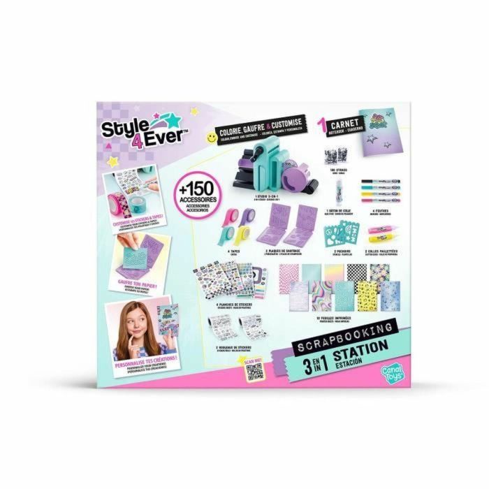 Canal Toys Estudio de Scrapbooking 3 en 1 con más de 150 accesorios para personalizar libreta, cartas y decoración habitación - Edad 3+ años 7 Canal Toys Estudio de Scrapbooking 3 en 1 con más de 150 accesorios para personalizar libreta, cartas y decoración habitación - Edad 3+ años 7