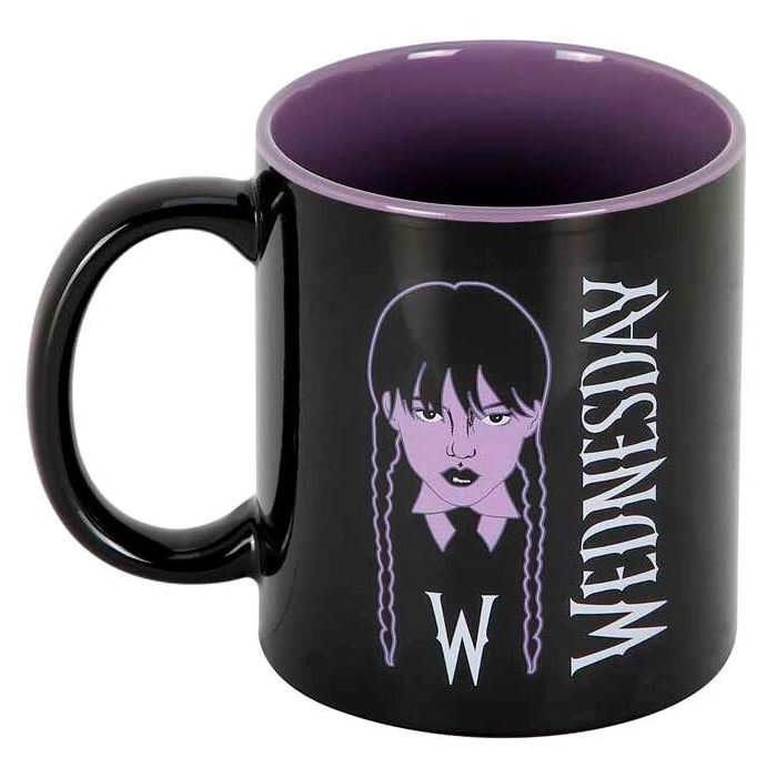 Wednesday Miércoles Taza Braid Negro - Cerámica para Bebidas Calientes con Caja Regalo 0 Wednesday Miércoles Taza Braid Negro - Cerámica para Bebidas Calientes con Caja Regalo 0