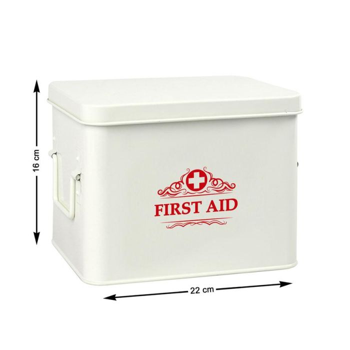 Botiquín Metal Blanco Caja Con Tapa Botiquín Metal Blanco Caja Con Tapa