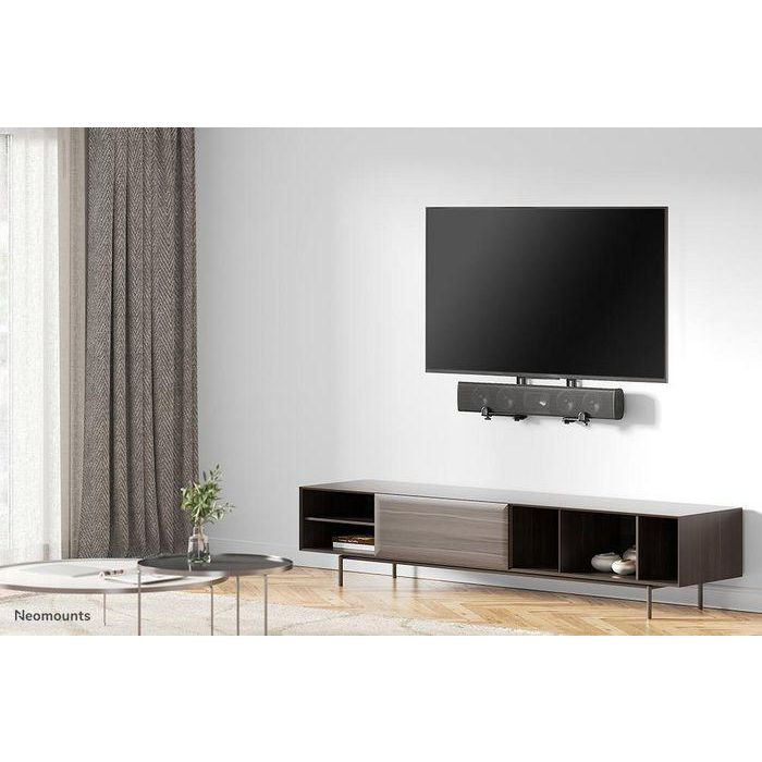 Neomounts Awl29-650Bl1 Soporte Universal para Barra Sonido/Video/Altavoz, Profundidad Ajustable (7.7-21.5cm), Altura, Anchura, 15kg, Negro 13