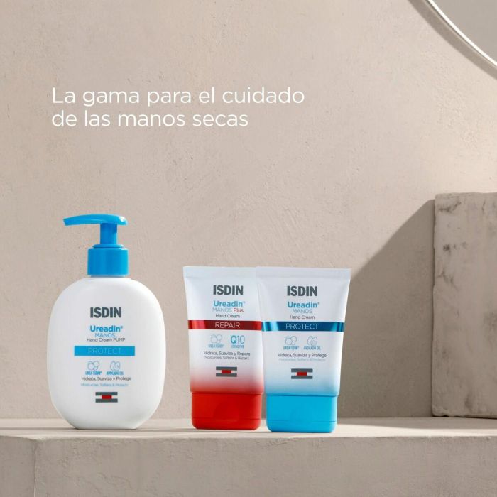Isdin Ureadin Crema de Manos Protectora Pump con Urea, Hidratación Prolongada y Protección, 200 ml 1