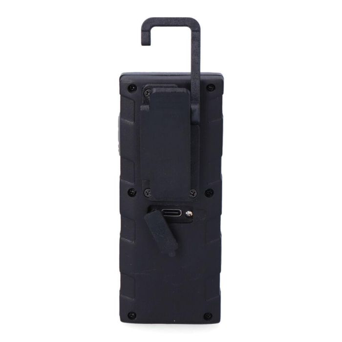 Edm Linterna Petaca LED de Bolsillo 250lm+300lm, Batería Recargable 1200mAh, IP42, con Iman, Gancho y Clip 5 Edm Linterna Petaca LED de Bolsillo 250lm+300lm, Batería Recargable 1200mAh, IP42, con Iman, Gancho y Clip 5