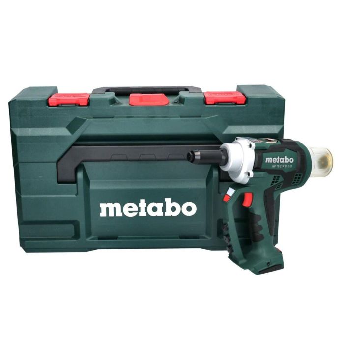Metabo NP 18 LTX BL 5.0 MET2009265858713 Remachadora Eléctrica Inalámbrica 18 V con Maletín MetaBOX 145 L 10 Metabo NP 18 LTX BL 5.0 MET2009265858713 Remachadora Eléctrica Inalámbrica 18 V con Maletín MetaBOX 145 L 10