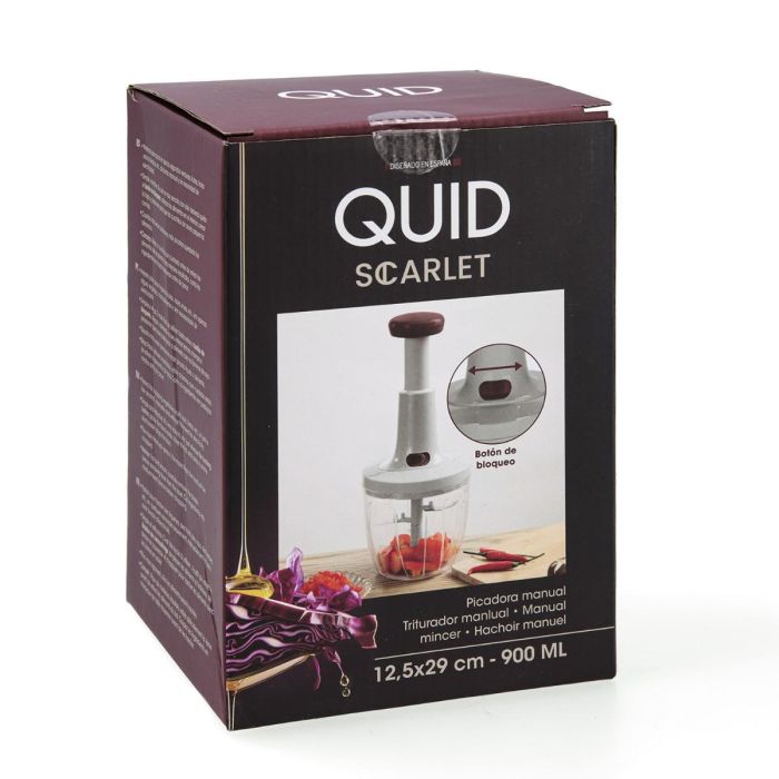 Picadora Manual Scarlet Quid 12,5x29 cm (12 Unidades) 2