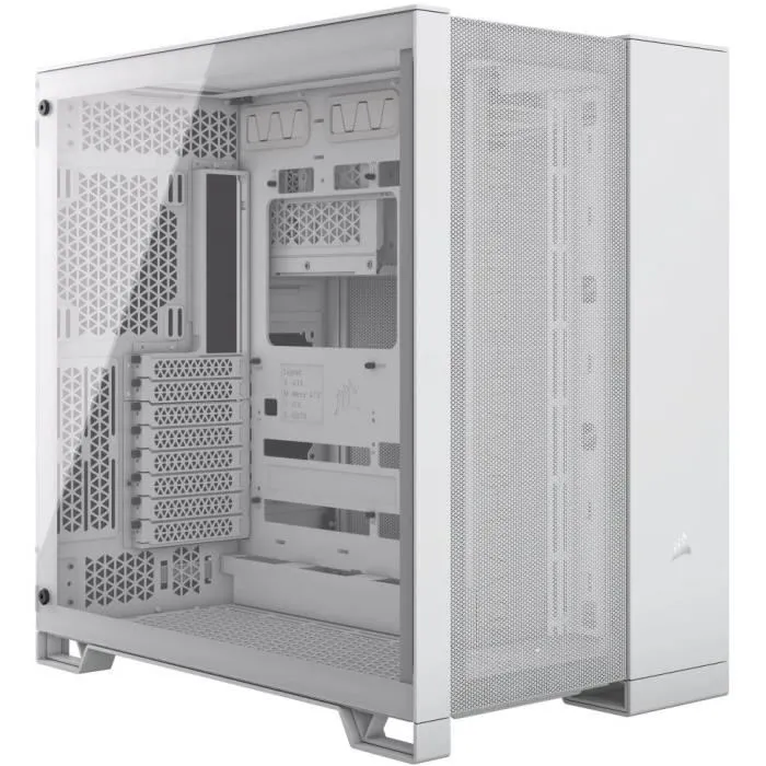 Corsair COR0840006664727 Caja para PC 6500D Airflow - Torre Media Doble Cámara - Blanco