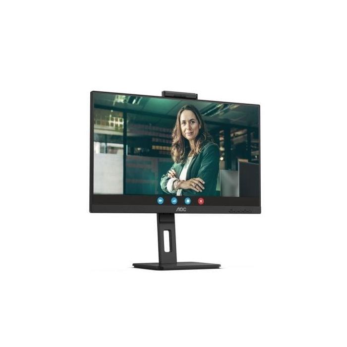 Monitor Profesional AOC 24P3CW 23.8"/ Full HD/ Webcam/ Multimedia/ Regulable en altura/ Negro 1 Monitor Profesional AOC 24P3CW 23.8"/ Full HD/ Webcam/ Multimedia/ Regulable en altura/ Negro 1