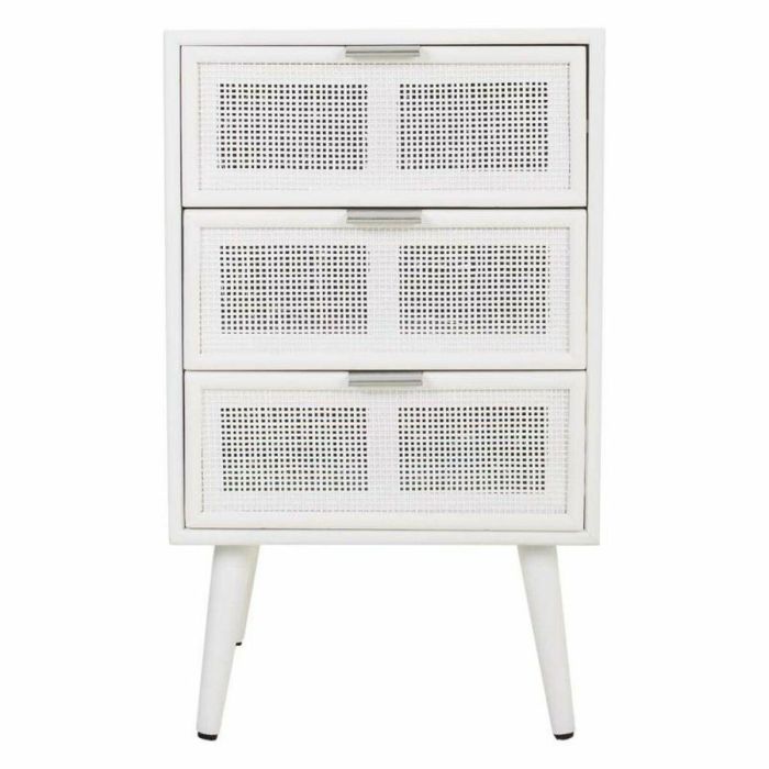 Mesita de Noche Alexandra House Living Blanco 36 x 71 x 42 cm 6