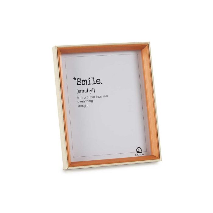 Giftdecor Portafotos Madera 20x25 cm Natural y Marrón con Cristal - MDF (24 Unidades) 1