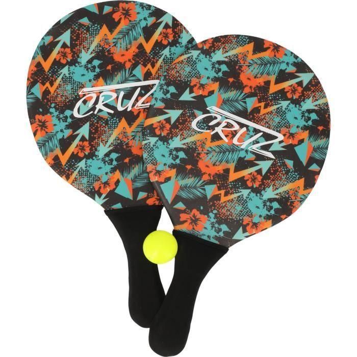 Cruz CRU5715571494039 Set de Palas de Neopreno para Piscina y Playa - Incluye 2 Palas y Pelota 1 Cruz CRU5715571494039 Set de Palas de Neopreno para Piscina y Playa - Incluye 2 Palas y Pelota 1