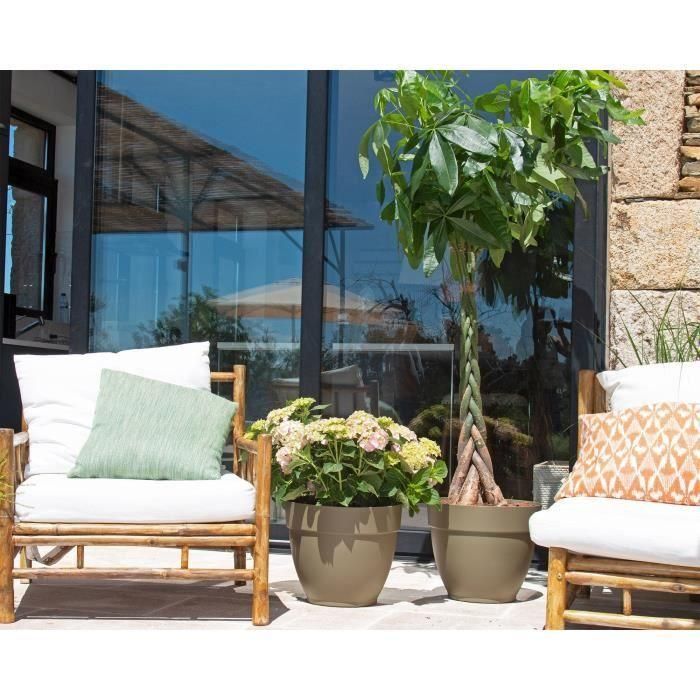 Artevasi Macetero Capri Campana Antracita 35 cm x 29.4 cm | 20 Litros 4 Artevasi Macetero Capri Campana Antracita 35 cm x 29.4 cm | 20 Litros 4