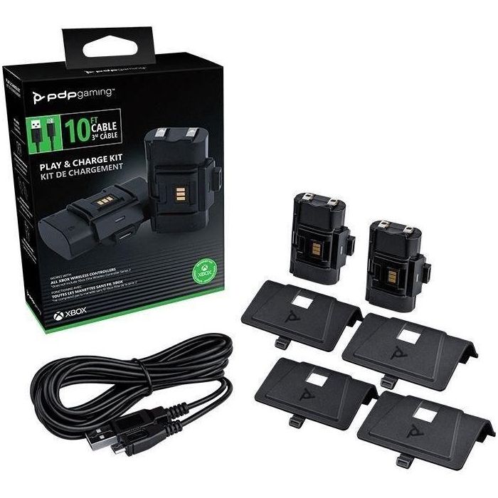 PDP Kit de carga y reproducción AUC0708056067175 para mando de Xbox One y Series X|S - Negro 5