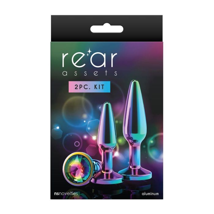 Plug Anal NS Novelties Rear Assets Multicolor 2 Piezas (8,8 cm) (6,9 cm) 1 Plug Anal NS Novelties Rear Assets Multicolor 2 Piezas (8,8 cm) (6,9 cm) 1