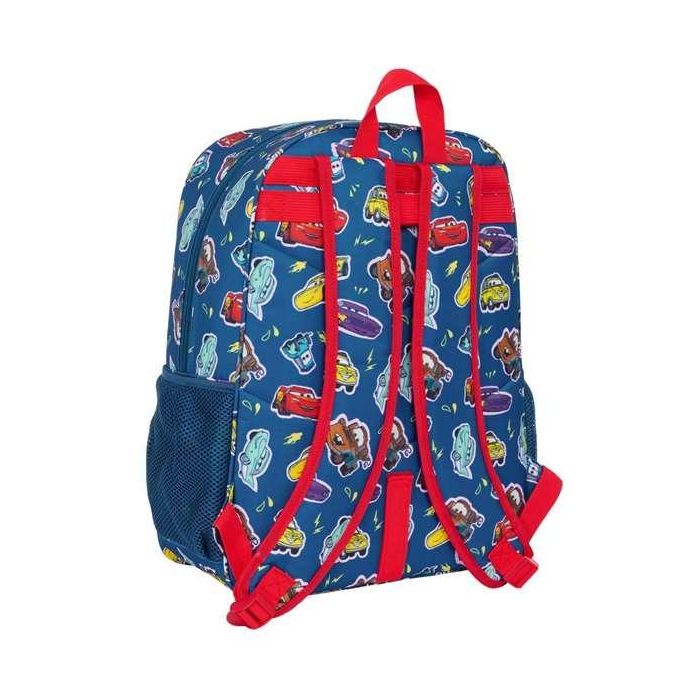 Mochila Escolar Cars Racing Azul marino 33 x 42 x 14 cm 1