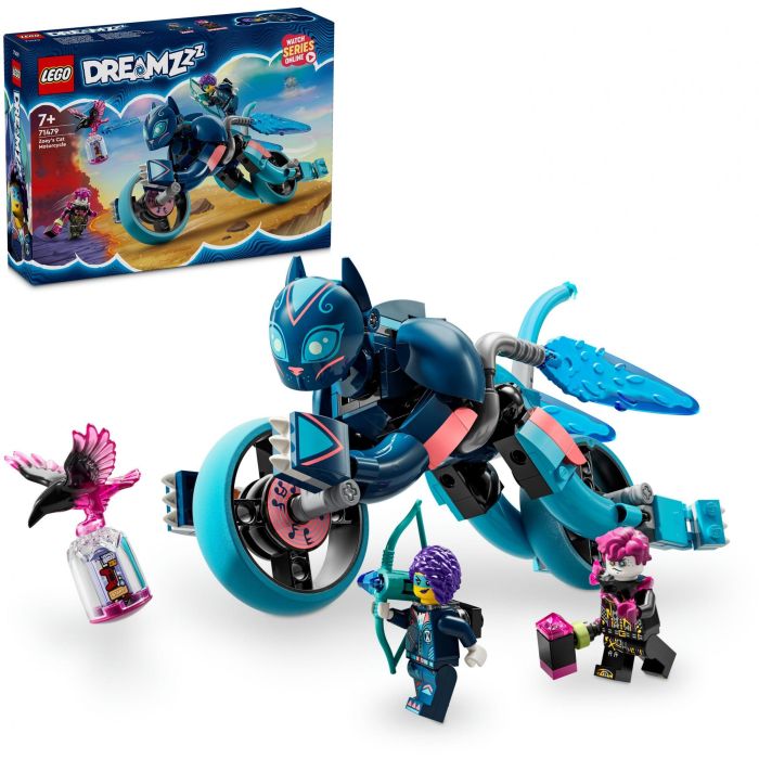 LEGO 71479 Moto Felina de Zoey DREAMZzz - Gato de Juguete Reconstruible 2 en 1, Se Transforma en Moto o Vehículo de Vuelo 12