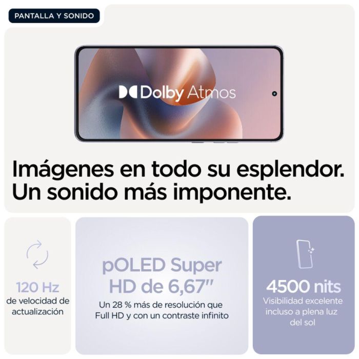 Motorola moto g86 power 5G 512GB 8GB RAM Batería 6720 mAh Lila Smartphone Android 15 4 Motorola moto g86 power 5G 512GB 8GB RAM Batería 6720 mAh Lila Smartphone Android 15 4