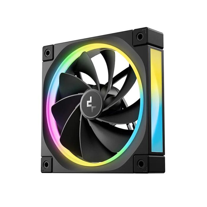 Deepcool FL12R Ventilador de Caja 120mm Negro ARGB PWM | Refrigeración Eficiente para PC Gaming | 55 CFM, 450-2365 RPM, 33.9 dB 1