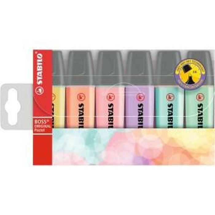 Set de Marcadores Fluorescentes Stabilo Boss Multicolor (5 Unidades) 1 Set de Marcadores Fluorescentes Stabilo Boss Multicolor (5 Unidades) 1