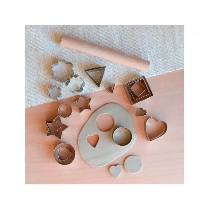 Sio-2 Cortadores Metálicos SIO-2® para Cerámica y Arcilla, Set de 3 Piezas, Herramientas de Modelado y Manualidades