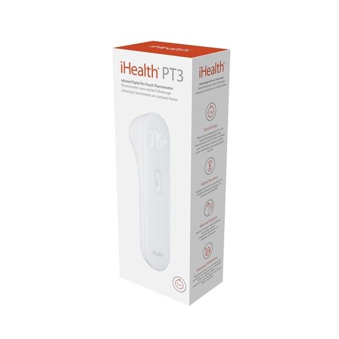 Ihealth PT3 Termómetro Digital Clínico Sin Contacto - Infrarrojos para Bebés, Adultos y Ancianos 5 Ihealth PT3 Termómetro Digital Clínico Sin Contacto - Infrarrojos para Bebés, Adultos y Ancianos 5