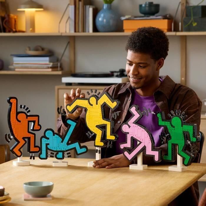 LEGO 31216 Art Keith Haring, figuras bailarinas, set de decoración y construcción para adultos 4 LEGO 31216 Art Keith Haring, figuras bailarinas, set de decoración y construcción para adultos 4